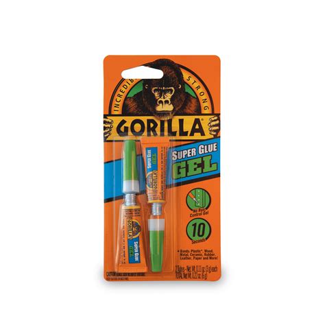 Gorilla Clear Super Glue Gel 3g Mini Tubes, 2 Count - Walmart.com ...