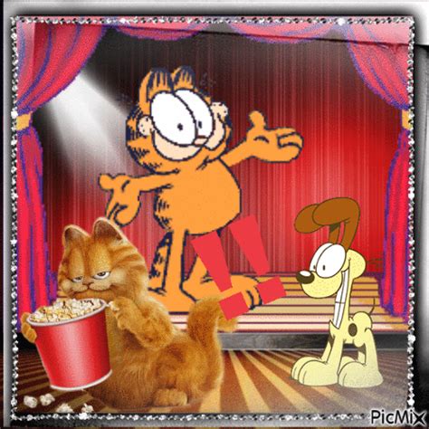 Garfield+Odie - Free animated GIF - PicMix