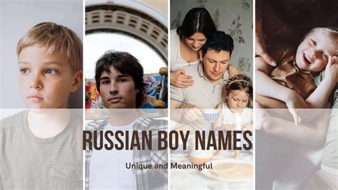 101 Unique Russian Names For Your Son With Meaning - Uwomind