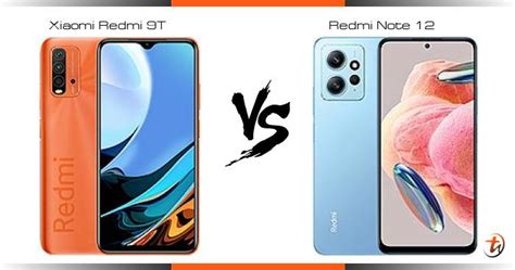 Compare Xiaomi Redmi 9T vs Redmi Note 12 specs and Malaysia price ...