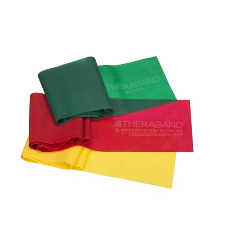 TheraBand Resistance Bands Set, Non-Latex Elastic Band for Upper/Lower ...