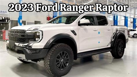 2023 Ford Ranger Raptor - White Color - YouTube