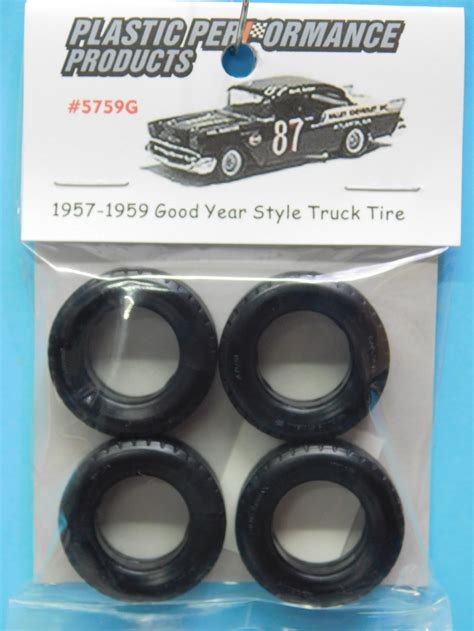 1957 - 1959 Goodyear Style Truck Tires (4) (PPF5759G)