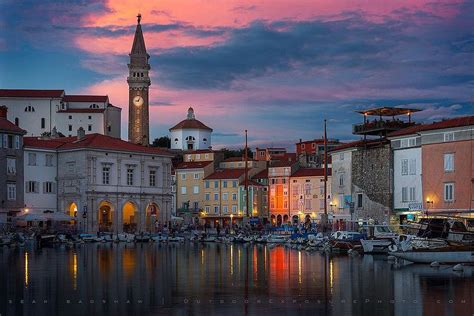 Piran Harbor Sunset. Stunning Photography, Sunset Photography, Piran ...