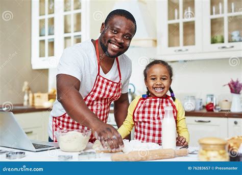 Cooking pastry stock image. Image of child, africanamerican - 76283657