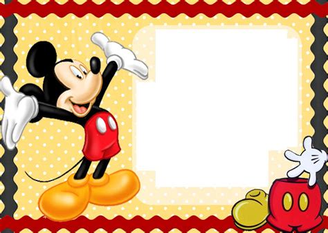 free printable mickey mouse birthday cards - free printable mickey ...