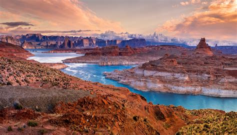 scenery, Parks, Usa, Mountains, Lake, Glen, Canyon, Chelly, State, Park ...