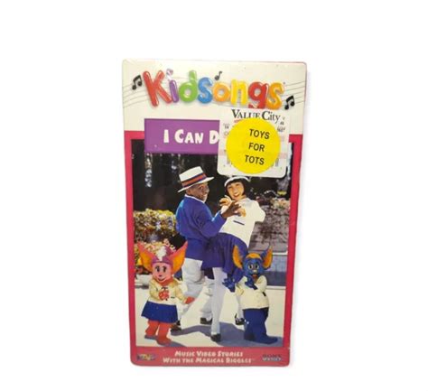 KIDSONGS I CAN Dance! VHS Video Tape Kids Sing Along Music Vids New Sealed Rare EUR 28,35 ...