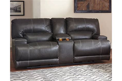 Ashley Furniture Black Leather Sofa And Loveseat - Furniture Walls