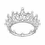 Download Crown Coloring Page with Diamonds Pages Online  sketch template