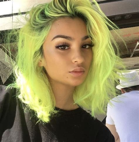 Lime Wig Short Lace Front Bob Neon Green With Ombre for Women Anime Cosplay Halloween Party ...