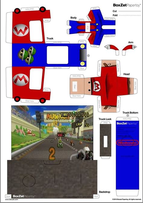 Mario Kart Papercraft Boxzet 2 by CJRogue on deviantART | Tutoriel ...