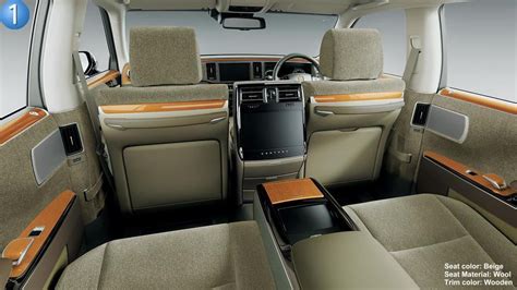 New Toyota Century picture, Interior colors, Seat colours