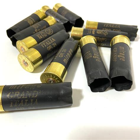 Black Empty Shotgun Shells 12 Gauge Hulls Shotshells 12GA Casings ...