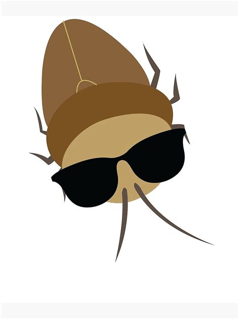 "Cockroach Emoji " Metal Print for Sale by HippoEmo | Redbubble