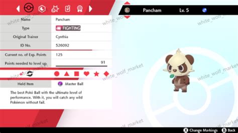 Shiny Pancham Pokemon Sword and Shield Perfect IV🚀Fast Delivery🚀 | eBay