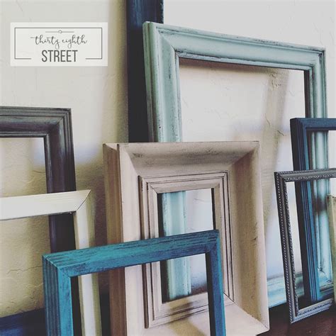 DIY Painted Thrift Store Picture Frames - Thirty Eighth Street