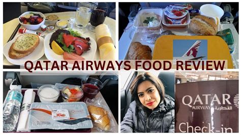 QATAR AIRWAYS ECONOMY CLASS FOOD - YouTube