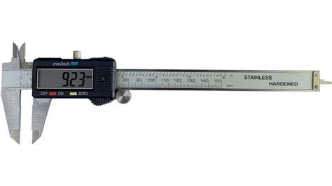 RS PRO 150mm, 6in Digital Caliper Caliper 0.0005 in, 0.01 mm Resolution ...