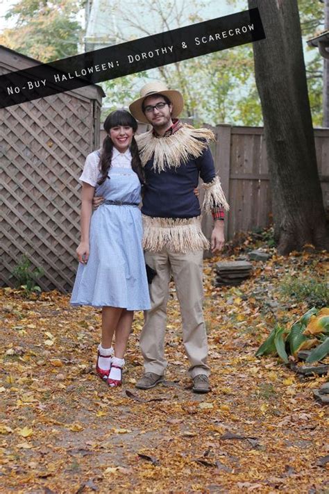 dorothy & scarecrow #DIY #halloween #costumes | Cool halloween costumes, Diy couples costumes ...