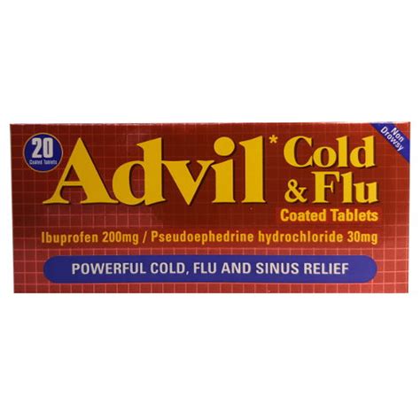 Advil Cold And Sinus Ingredients - change comin