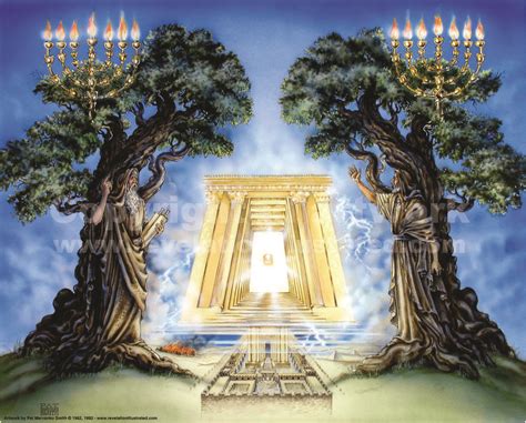 First Two Witnesses and the Seventh Trumpet Judgement 11"x14" Print - Revelation Productions