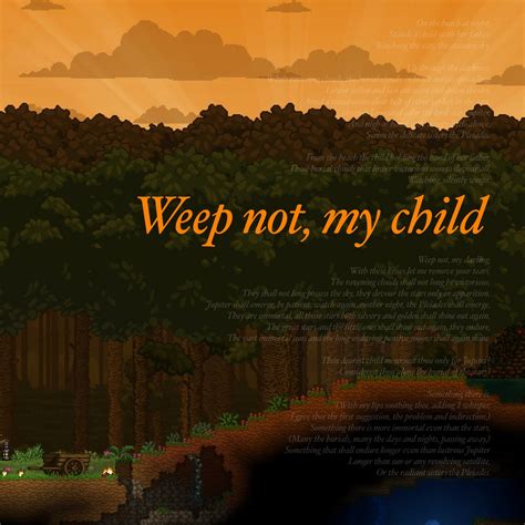 Weep not, my child | Curtis Schweitzer