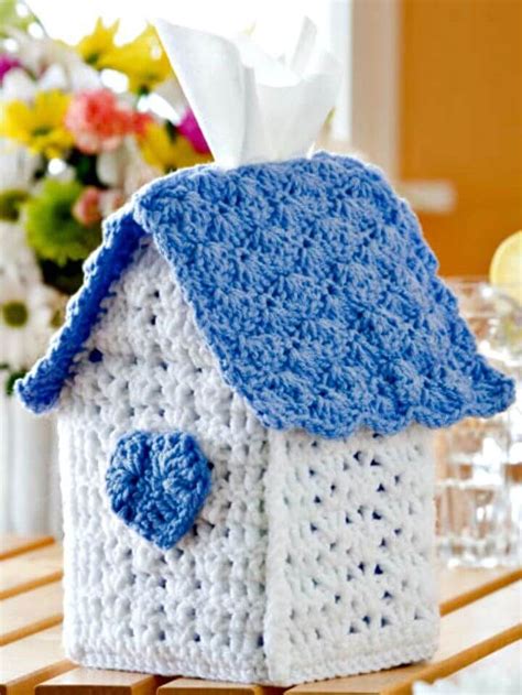 25 Free Crochet Tissue Box Cover Patterns - DIY & Crafts | Tissue box covers, Crochet home ...