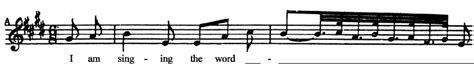 Melismatic melody #19, target words: instant (2 errors/7 trials),... | Download Scientific Diagram