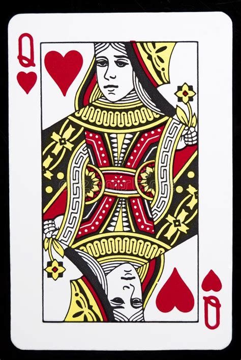 Game Card. Queen of Hearts against black background , #spon, #Queen, #Card, #Game, #background ...