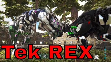 how to spawn in a Tek Rex in ark xbox one and PS4 - YouTube