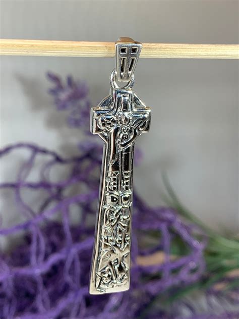 Celtic Cross Necklace, Irish Jewelry, Doorty Cross Pendant, First ...