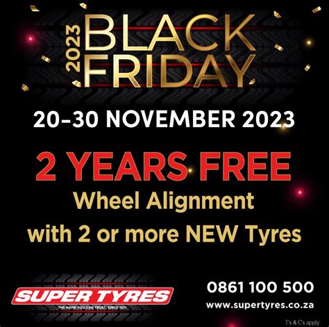 Black Friday Voucher - Super Tyres