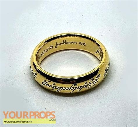 Lord of the Rings Trilogy The One Ring replica movie prop