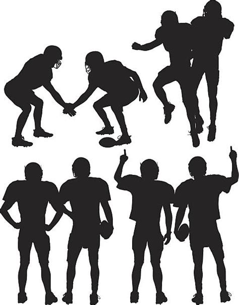 Football Team Silhouette Clipart