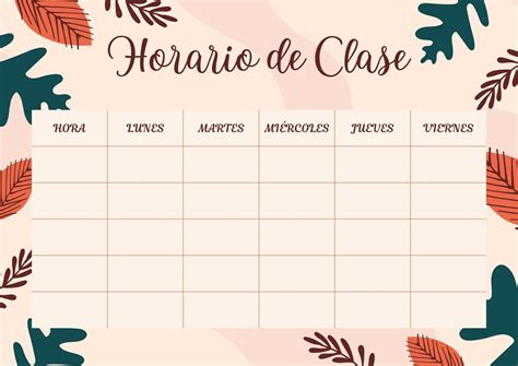 Desigualdad pastor fax imagenes de horarios de clases decorados ...