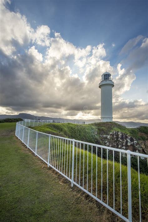 Lighthouse in Wollongong Australia Stock Photo - Image of landscape ...