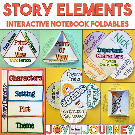 Story Elements Interactive Notebook Foldables