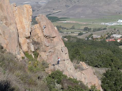 Climbing America: Bishop Peak, San Luis Obispo, CA Elevation: 1546 ft. Hiking Distance: aprox 4 ...