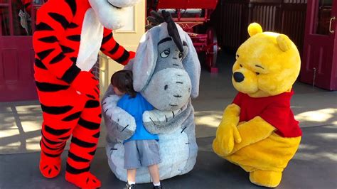 Louie hugging Tigger, Eeyore, and Pooh - YouTube