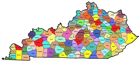 Kentucky State County Map | Kentucky, My old kentucky home, County map