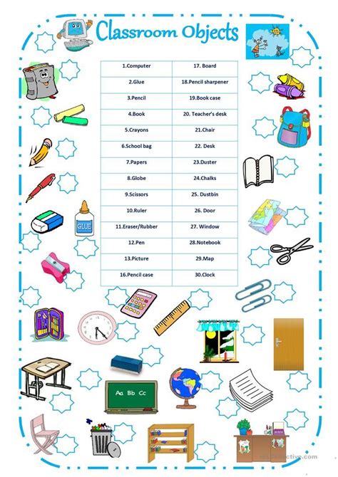 CLASSROOM OBJECTS