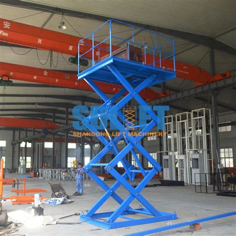 Explosion Proof Mechanical Industrial Hydraulic Scissor Lift With CE