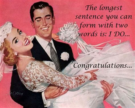 FUNNY WEDDING CONGRATULATIONS Card. Humorous Hilarious