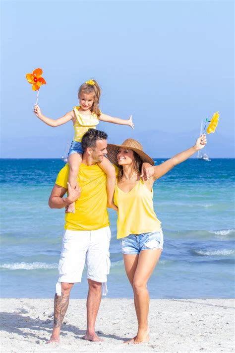 Happy Smiling Family Vacations Stock Photo - Image of daughter, kids: 153325108