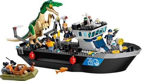 LEGO Jurassic World: Baryonyx Dinosaur Boat Escape - Imagination Toys