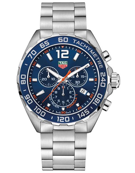 Replica Tag Heuer Formula 1 Blue Dial Chronograph Men's Watch CAZ1014 ...