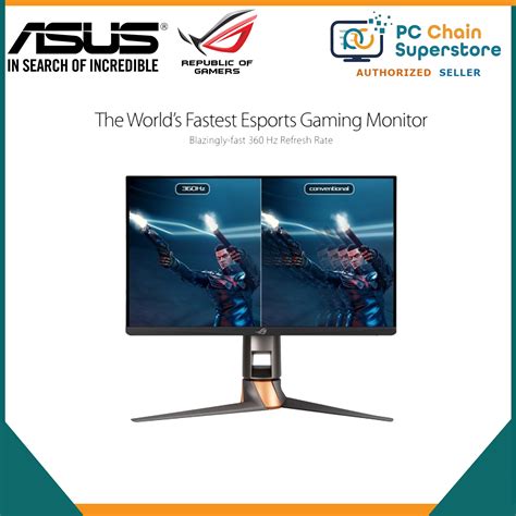 ASUS ROG SWIFT 360Hz PG259QN eSports NVIDIA G-SYNC Gaming Monitor – 24. ...