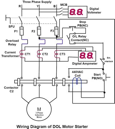 Dol Starter Control Wiring