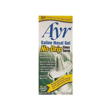 Ayr Saline Nasal Gel Sinus Spray - 0.75oz